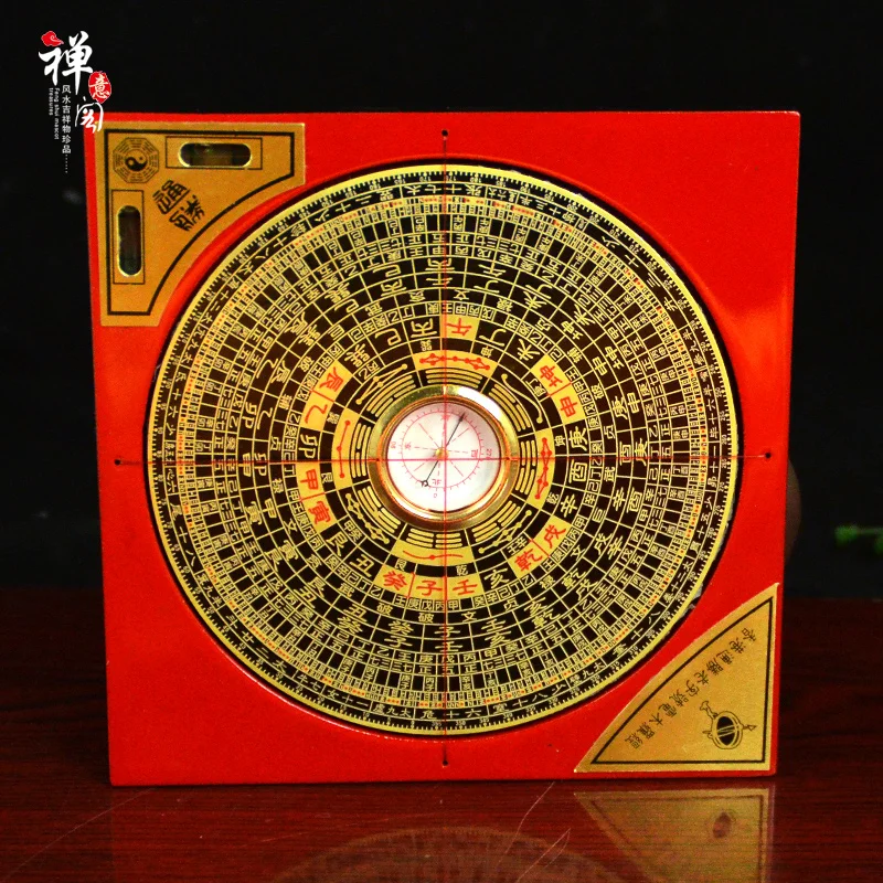 Zen house Hongkong feng shui compass 8 inch professional feng shui compass compass integrated copper plate