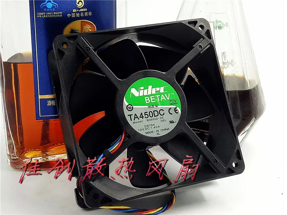 1pcs free shipping  Nidec TA450DC B35502-35 12038 12cm 12V 1.4A