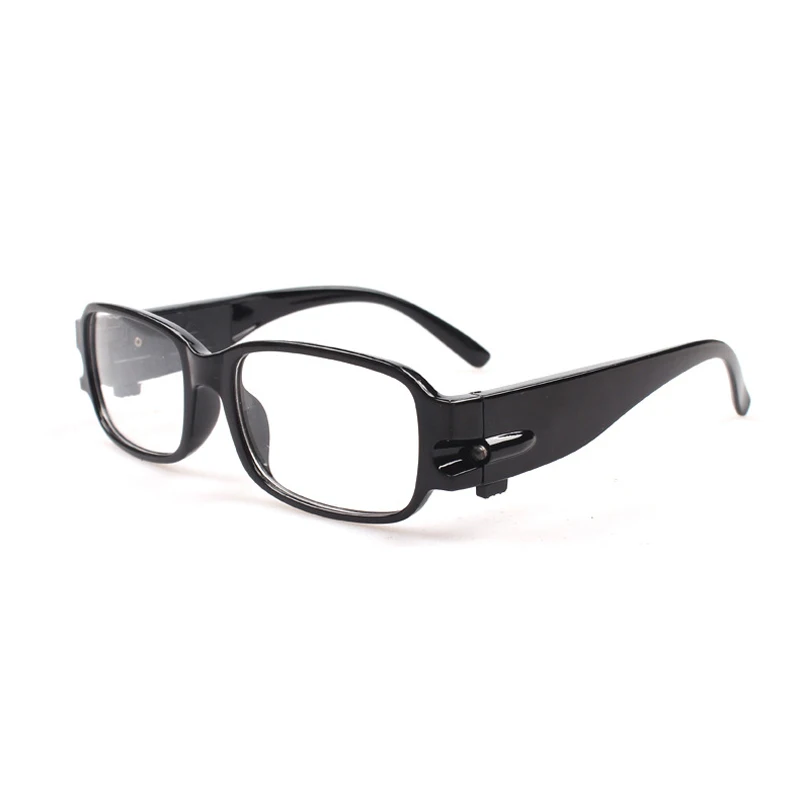 LED Light Reading Glasses Clear Occhiali Da Lettura +1.00 +1.50 +2.00 +2.50 +3.00 +3.50 +4.00 Diopter Night Presbyopic Glasses