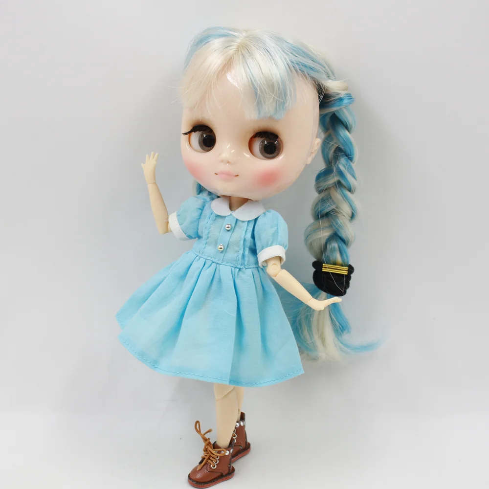 Abiti per bambola Blyth Midie Factory 1/8 Abito semplice per BJD da 20 cm