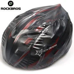 ROCKBROS Windproof Waterproof Dust-proof Rain Cover MTB Road Bike Bicycle Helmet Cover Cycling Helmets Covers New, 4 Colors