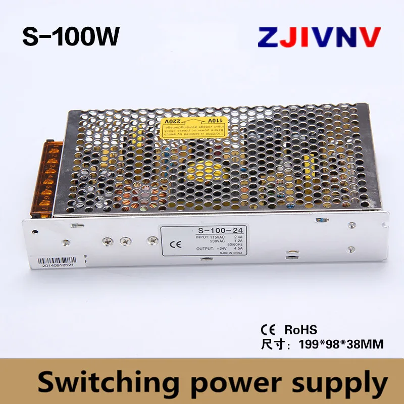 100W Switching power supply output 5V 20A AC 220V 110V Input to DC 12V  Driver Switching Voltage Transformer