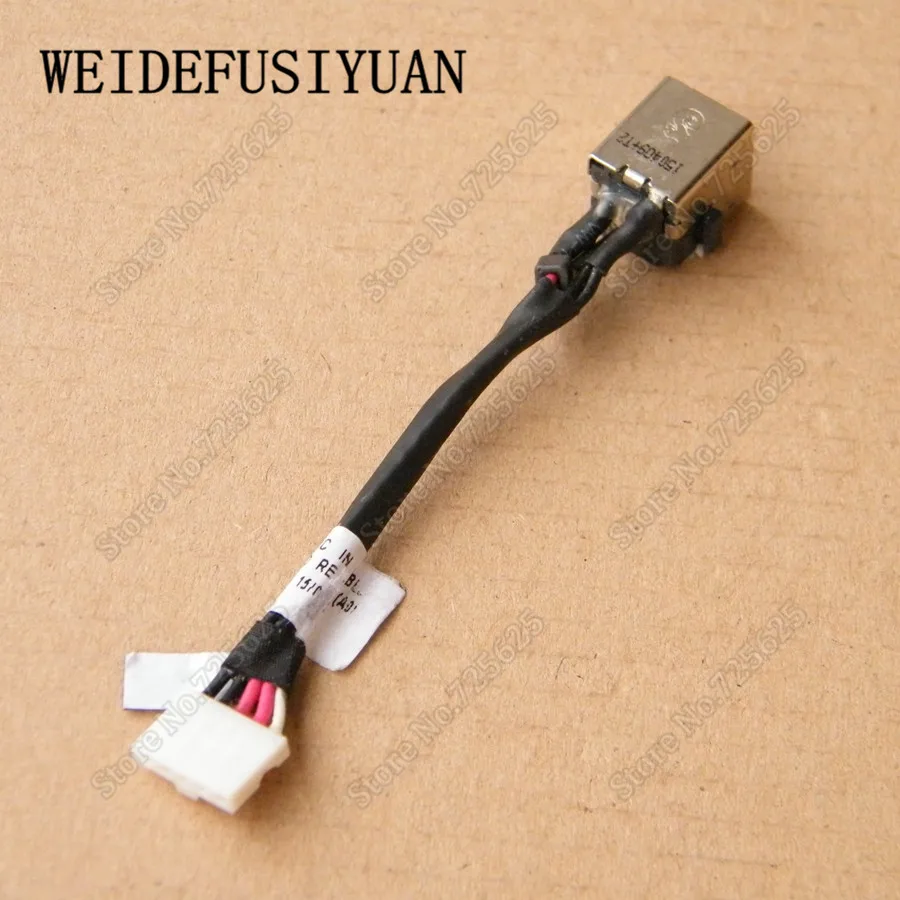 New DC Power Jack Harness Cable For DELL Latitude E5550 0PKHWY PKHWY DC30100Q000 Cable length: 8cm