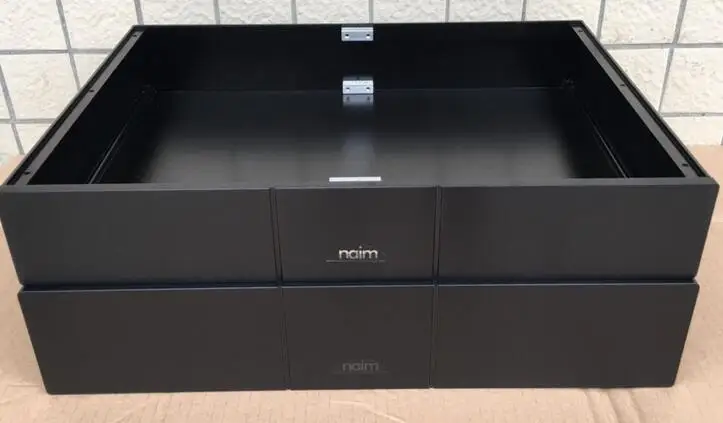 QM version NAIM style Full Aluminum preamp Chassis / Power Amplifier Enclosure 430*70*310mm