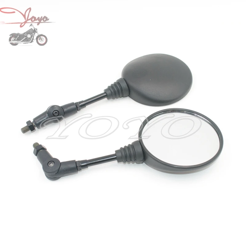 Free Shipping Motorcycle ATV off-road Universal Foldable Rearview Mirror For AX-1 XR250 XR400 CRF BAJA CRM250 10mm Clockwise