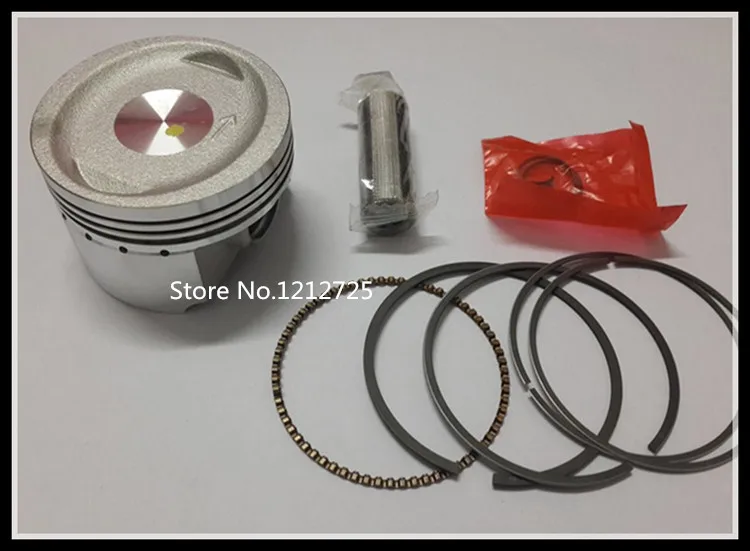 Motorcycle piston AN150 AN150T QS150T Piston ring Component Piston diameter 57.5mm pin 15mm