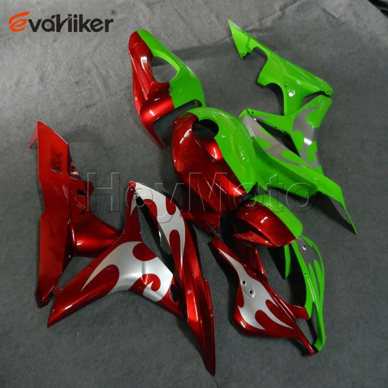 motorcycle ABS fairing for CBR600RR 2007 2008 red green F5 07 08 motorcycle panels  Injection mold