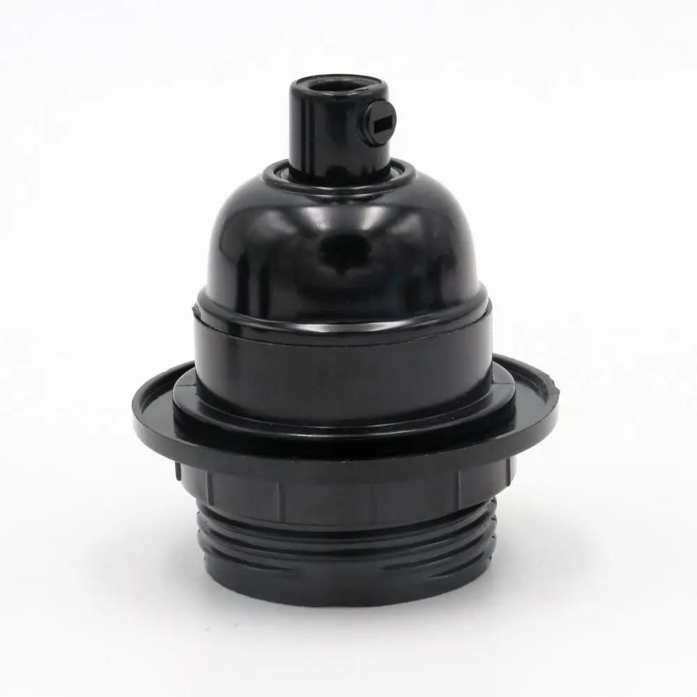 Bakelite Plastic E27 Lamp Base Screw Lamp Holder E27 Fittings Phenolic Screw Bulb Socket