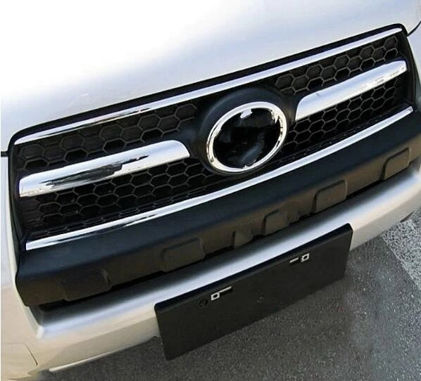 Higher star ABS chrome 4pcs car Front Grille decorative trim decorative cover For TOYOTA RAV4 2009-2013