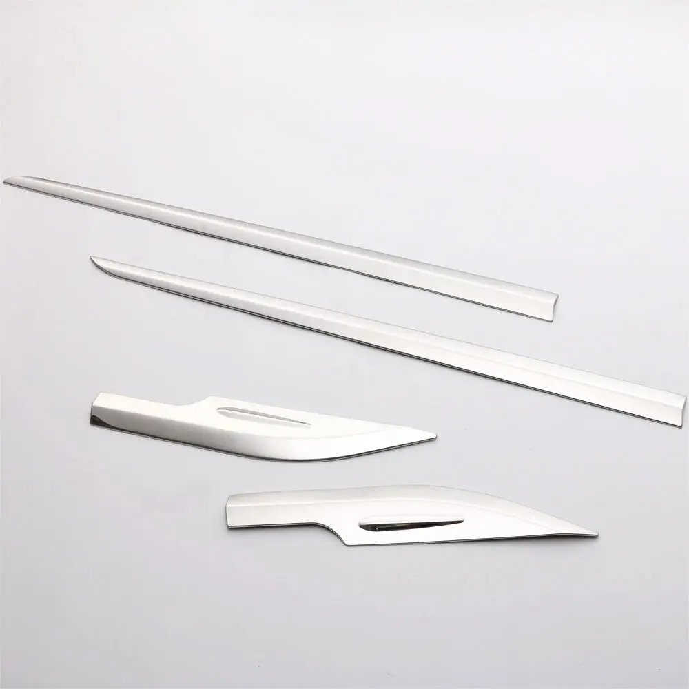 

Накладка на боковую дверь автомобиля для Toyota C-HR ZYX10/NGX50 2017 2018, хромированные аксессуары для стайлинга автомобилей из нержавеющей стали