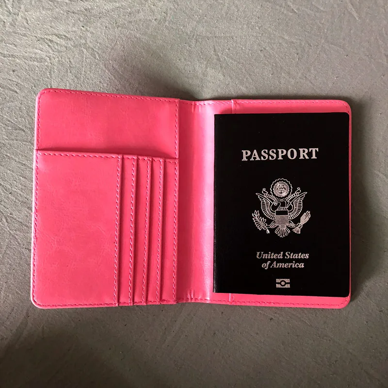 Rfid Blocking Passport Cover USA Passport Holder American Covers for Passports Girls Case Passport Wallet