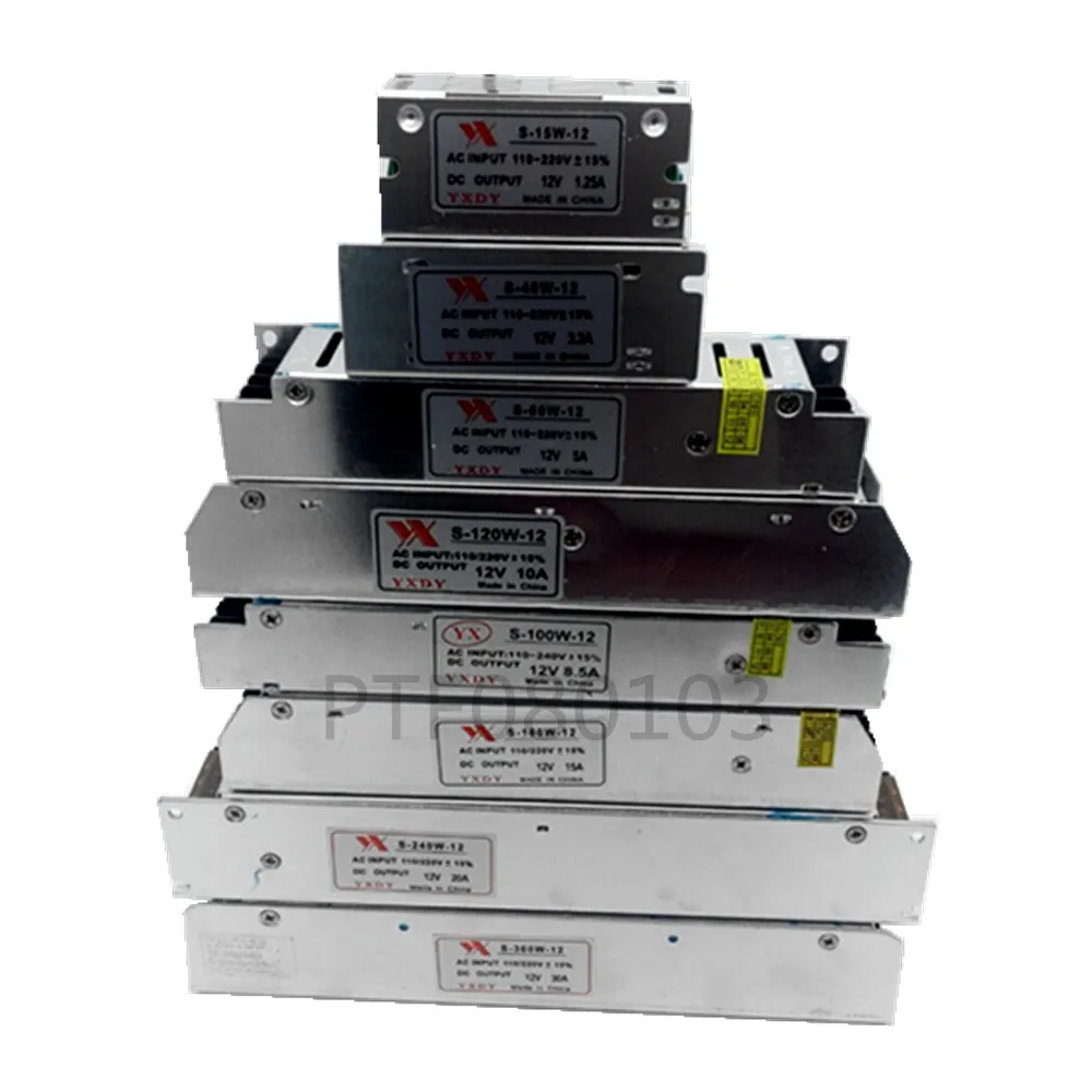 12V  Lighting Transformers AC220V to DC 12V LED Driver For LED light Strips Power Supply Adapter
