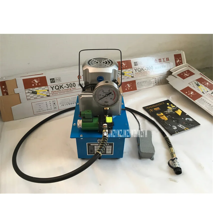 ZCB6-5-A Ultra-high Voltage Electric Pump Pydraulic Pump Piston Pump 220V/380V 0.75KW 70MPA 7 L (Pedal Type-With Solenoid Valve)