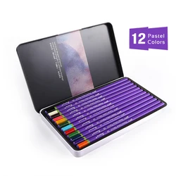 Superior 12Colors Pastel Pencils Colouring Pencils Wood Colored Pencils Set For School Drawing Pens Pencils Art Supplies