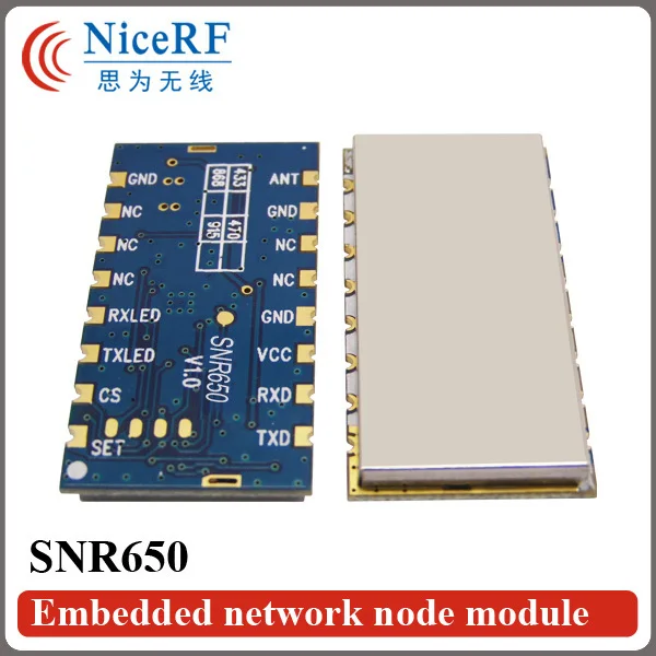 2pcs/pack -121 dBm Sensitivity 500mW 915MHz RS485 Interface Embedded Network Node Module SNR650 For Remote Telemetry