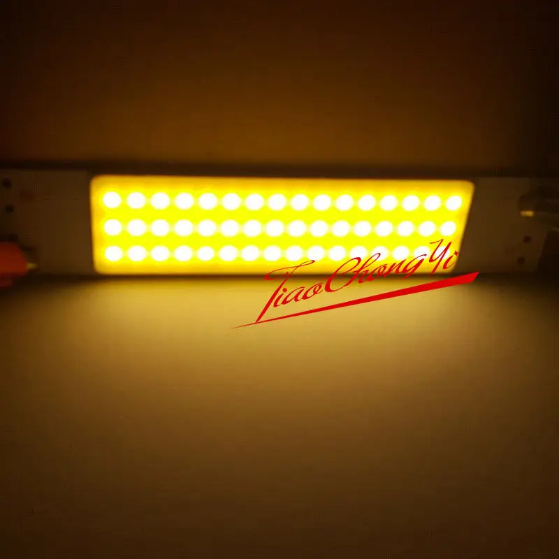 10W 100X20MM 10020 Warm White COB LED Panel Strip Lights DC9-12V For DIY lamps