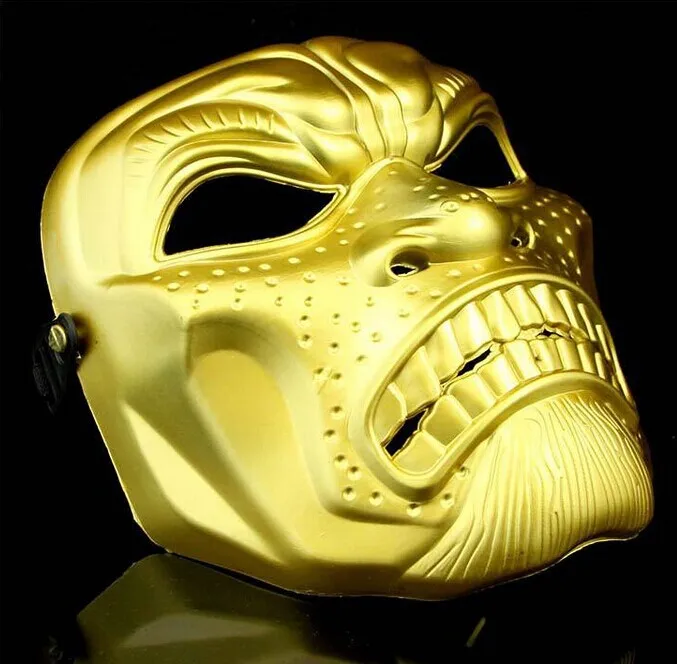 Spartan Warriors Mask Golden and Silver Knight War Halloween Masquerade Cosplay Props Resin Horror Grimace Sparta  Masks