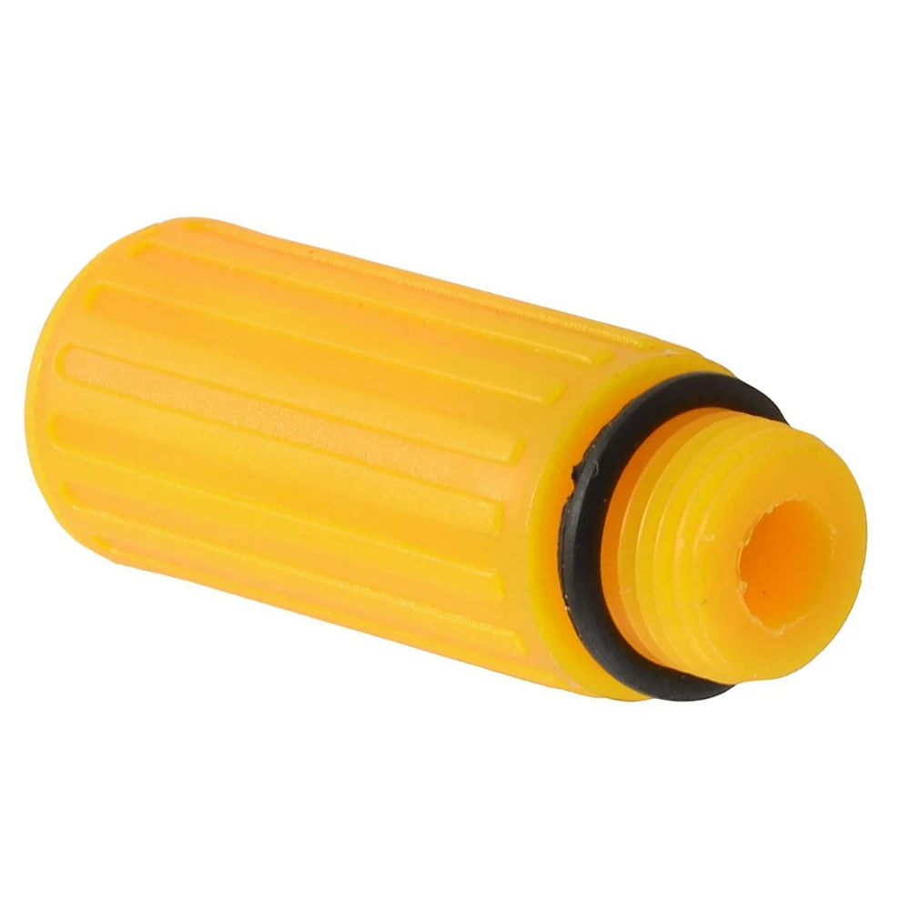 16mm Male Thread Dia Plastic Oil Plug for Air Compressor Orange