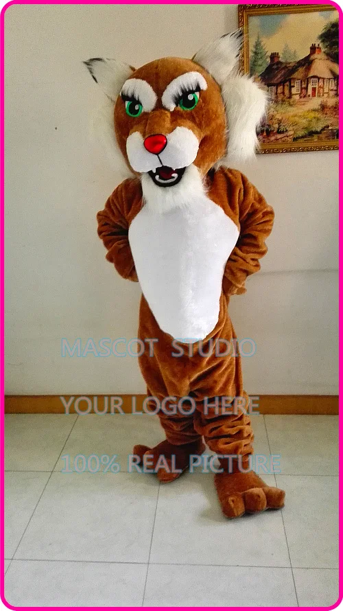 mascot  female wildcat mascot bobcat courgar costume cartoon character anime  mascotte fancy dress carnival costume