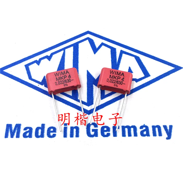 

10PCS/30PCS New German Capacitor WIMA MKP4 630V 0.022UF 223 22NF Pitch 10mm FREE SHIPPING