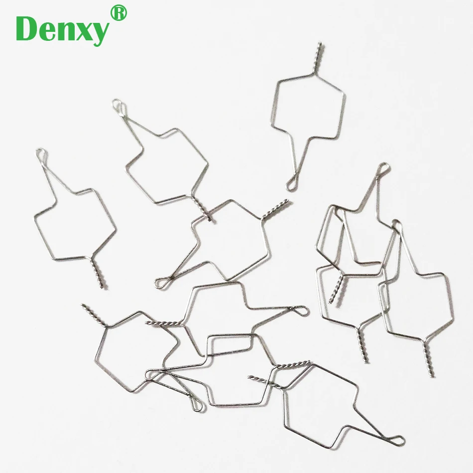 300pcs Denxy Orthodontic Kobayashi Wire Joined Hook Top Quality Orthodontic Metal Ligature wire Dental Orthodontic Bracket