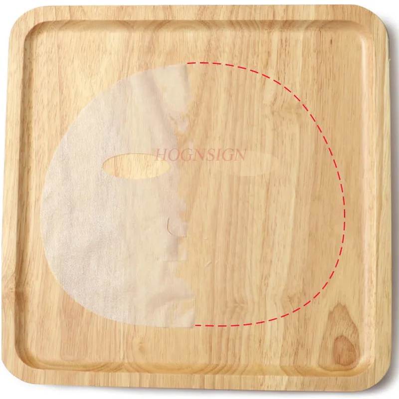 100 pçs comprimido máscara facial processo de papel ultra fino descartável spa filme hidratante papel máscara seca fivela venda