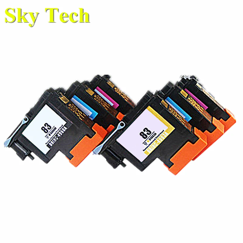 

One set 6 pcs Remanufactured Print Head For HP 83 , C4960A to C4965A Printhead For Hp DesignJet 5000 5500 printer .