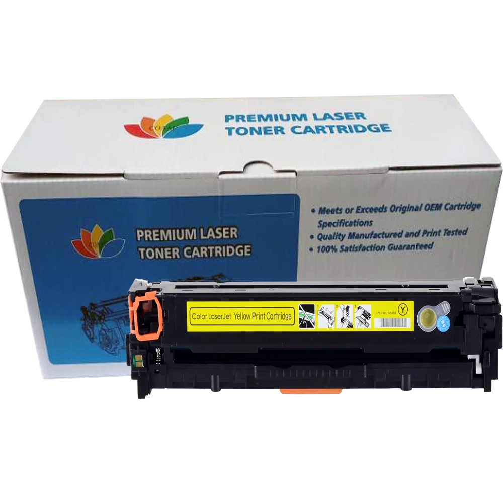 Imagem -05 - Cartuchos de Toner Compatíveis para Impressora hp 203a Cf540a-cf543a Laserjet Pro M254 M254nw M254dw M254dn M281 M281cdw M281fdw Pcs