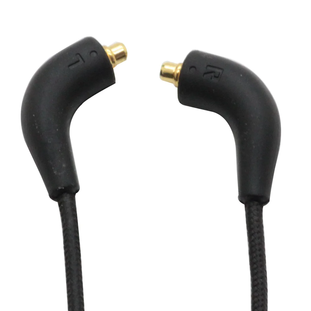 Shure SE215 315 SE425 SE535 SE846 용 포야투 이어폰 케이블 코드, 원격 마이크 포함, 볼륨 조절, 삼성 아이폰 안드로이드용