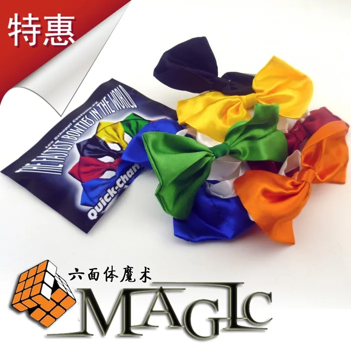 quick change Bow tie - professional stage magic trick product - wholesale - free shipping