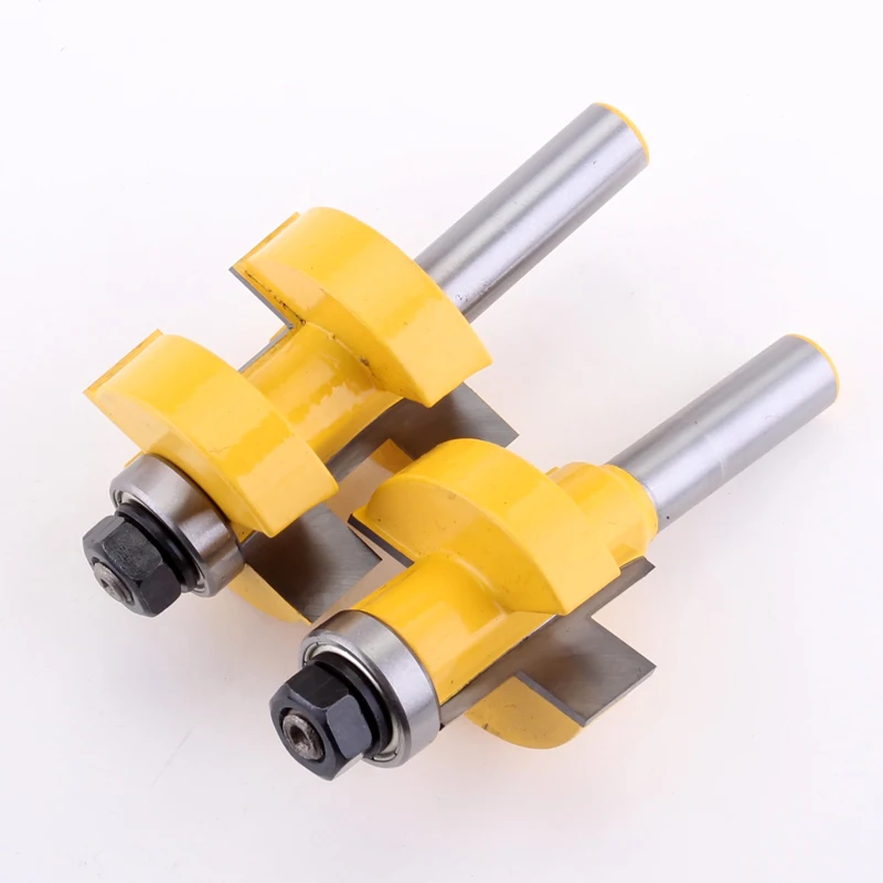 Imagem -03 - Chwjw-conjunto de Brocas para Montagem de Router Peças Haste Grande Língua e Ranhura Ferramenta de Corte de Madeira 42 mm