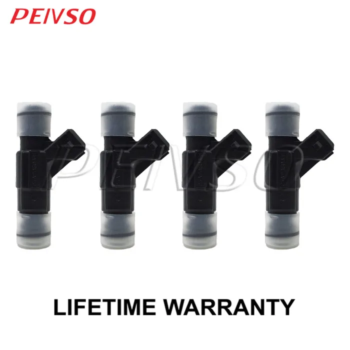 PEIVSO 4pcs 0280156061 06A906031BA Fuel Injector For Volkswagen Beetle 2001~2005 Golf 2001~2006 Jetta2001~2005 1.8L Turbocharged