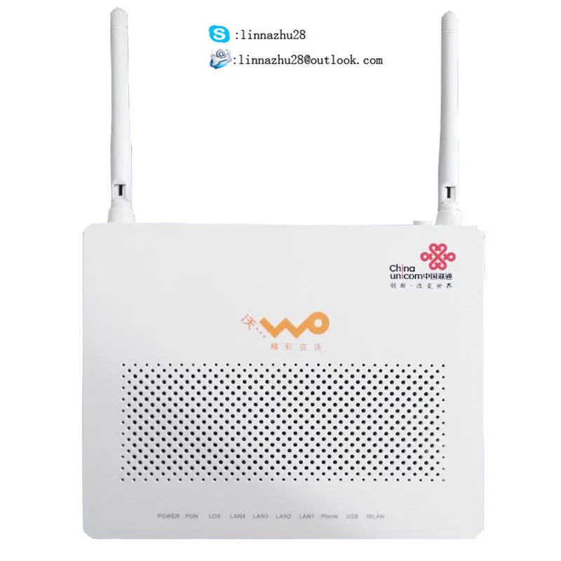 Original HG8347R GPON ONU ONT, with 1 GE + 3FE LAN ports + 1*phone port + wifi, English version