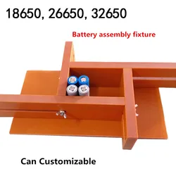 Universal Adjustable Battery Fixture Spot Welder Welding Fixed Fixture For 18650 26650 32650 Power Lithium Batteries Pack