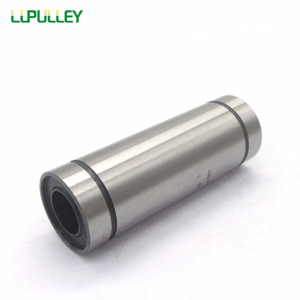 LUPULLEY 16mm Linear Ball Bearing Bushing Long Type 20mm/25mm/30mm LM16LUU LM20LUU LM25LUU LM30LUU for 3D Printer/CNC Machines