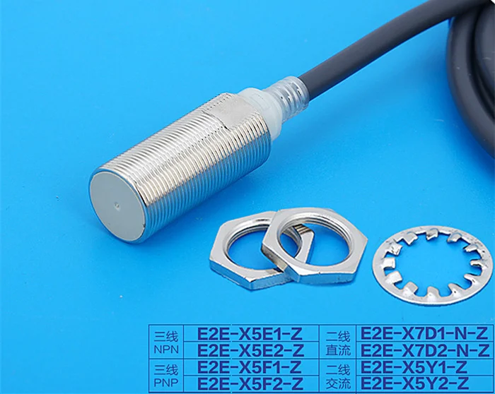 

Proximity switch sensor three-wire 12-24V NPN normally open M18E2E-X5E1-Z/F1-Z/PNP Metal approach switch