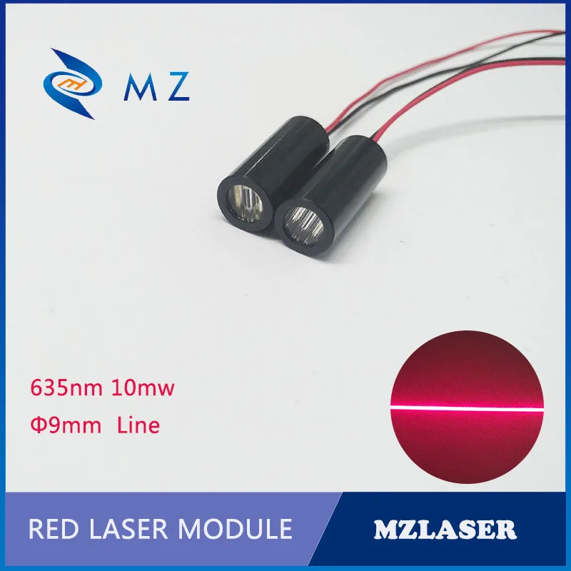 Line Laser module  635nm10mw Industrial grade APC drives 15 degree, 30 degree, 45 degree laser module