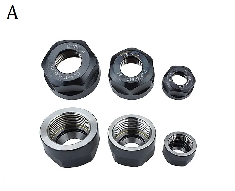 6PCS/LOT  clamping nut for collet clamping cnc spindle Motor