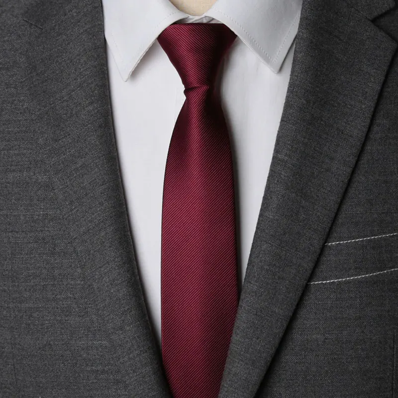 Männer Krawatte Reißverschluss Faule Krawatte Fashion Solid 6 cm Krawatten Business für Mann Gravatas Taschentuch Bowtie Herren Hochzeit Hemd Zubehör