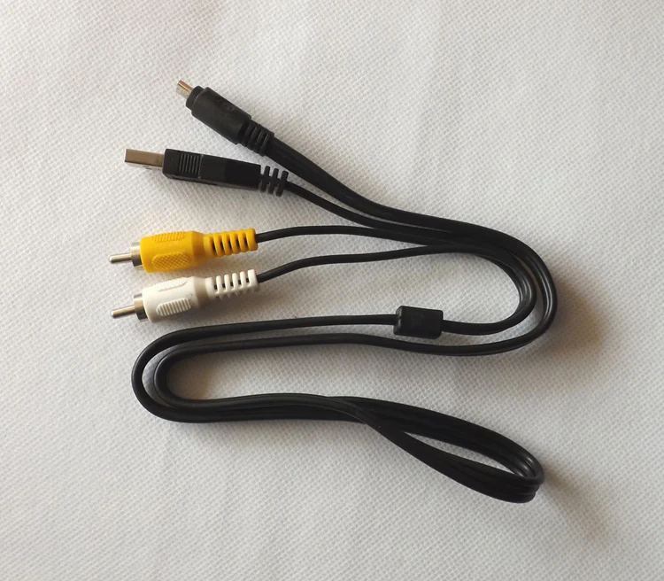 كابل USB + AV ، UC9141 ، لنيكون 5900,7600 ، 7900,8400 ، P60 ، P6000