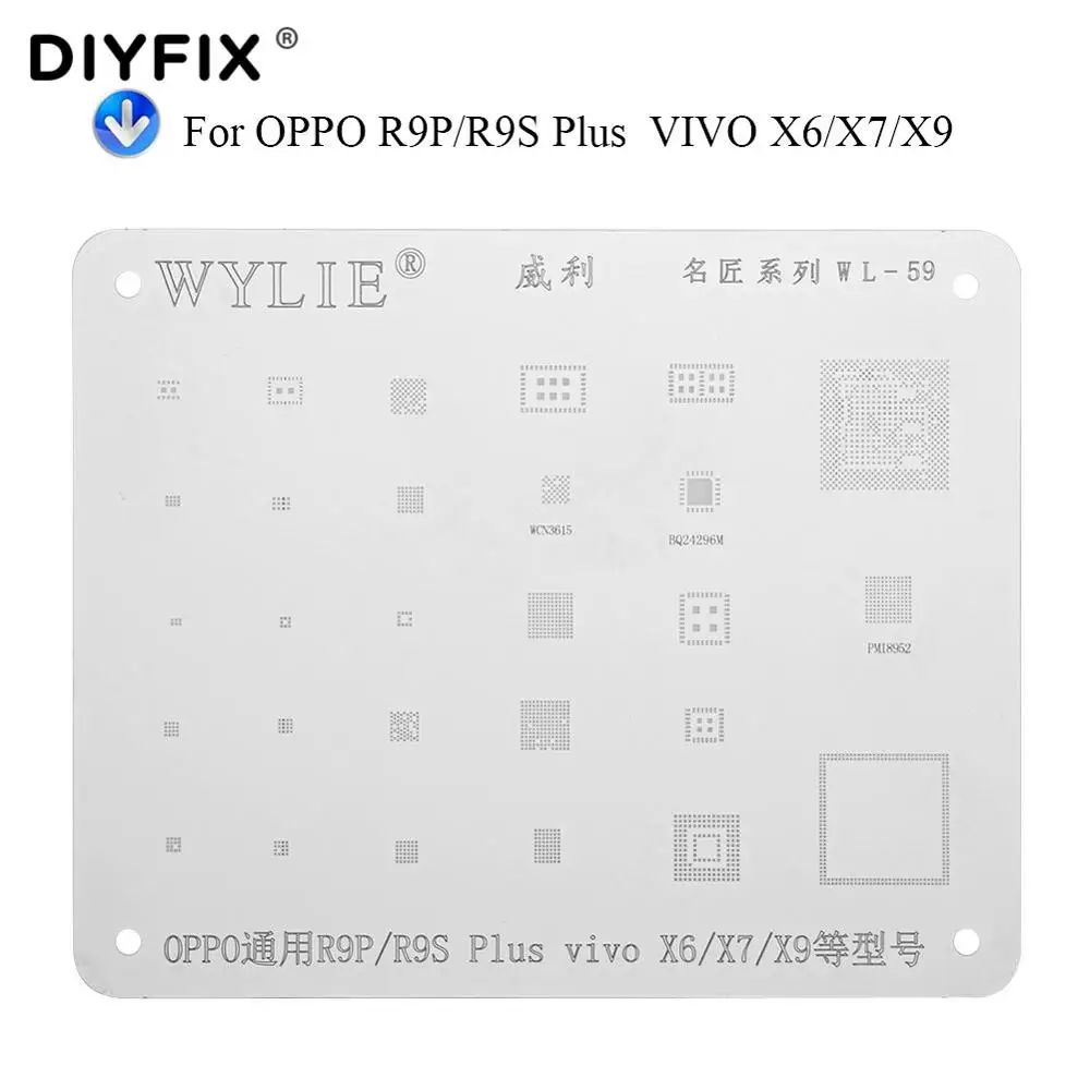 DIYFIX-Herramienta de reparación de teléfono, placa de acero inoxidable para xiaomi, Huawei, VIVO, OPPO, Android, Bluetooth, Wifi, Chip IC