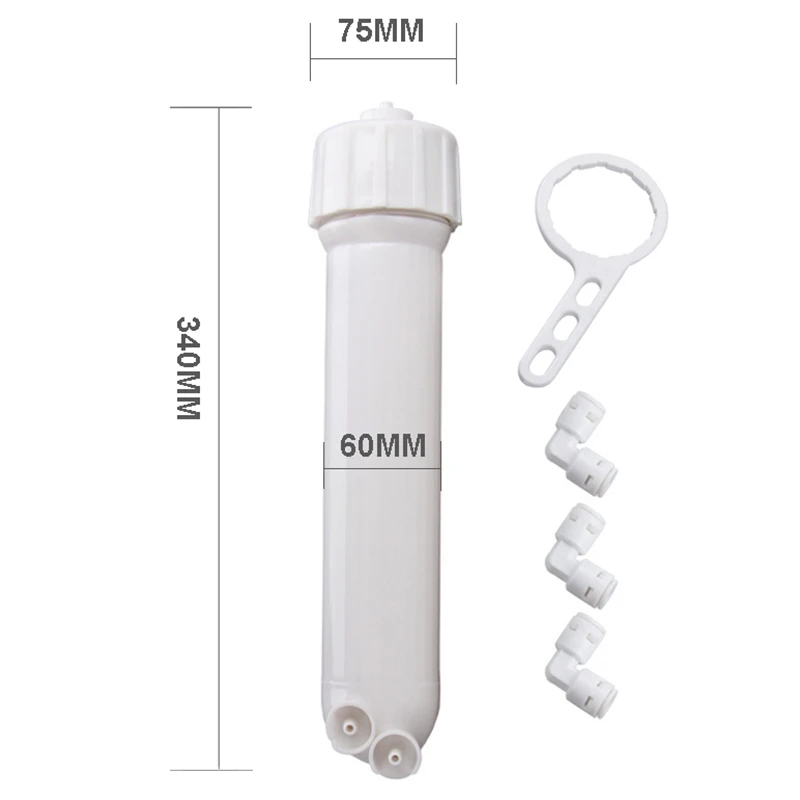 Reverse Osmosis Membrane Housing with 1812/2012 10 inch Fiber UF Membrane With All Fittings And Spanner