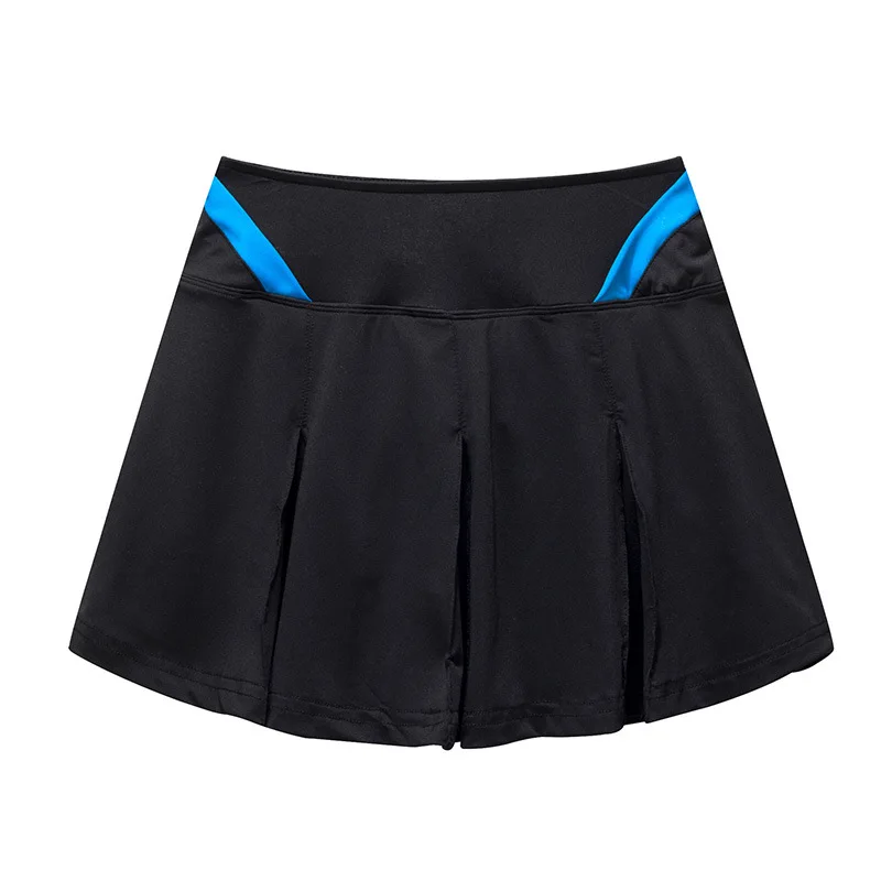 Sport Tennis Skirt Quick Dry Loose Women Pleated Workout Skirts Summer Sports Badminton Skort with Safety Shorts