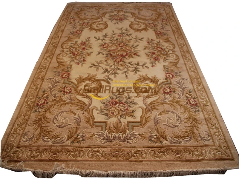 

Savonnerie Rug Handmade Wool Rug Carpet Art Carpet Mandala Area Runnerchinese aubusson rug