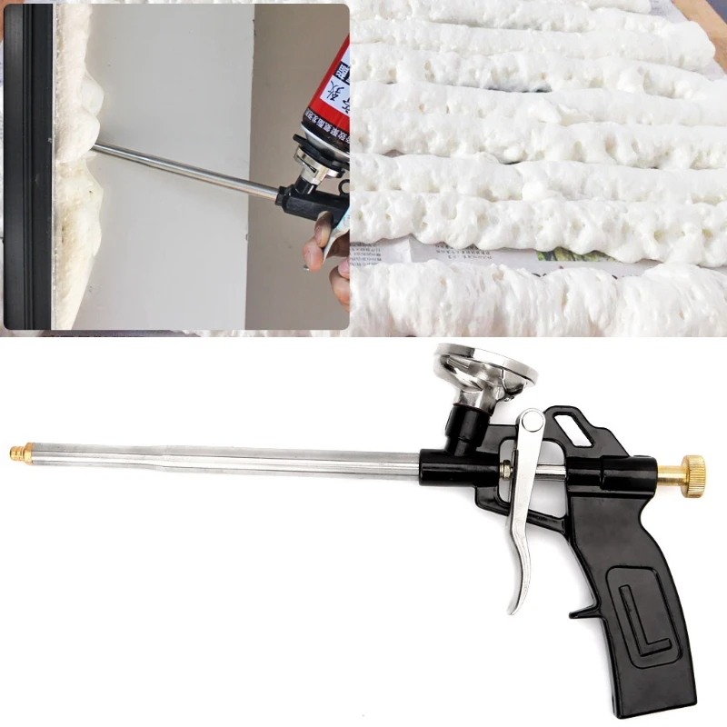 Manual PU Spray Foam Gun Heavy Duty Good Insulation DIY Professional Applicator Tool