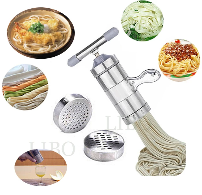 

Pastas Maquina De Massas Stainless Steel Noodle Maker with 5 Models Manual Press Pasta Machine Kitchen Vegetable Tools Juicer