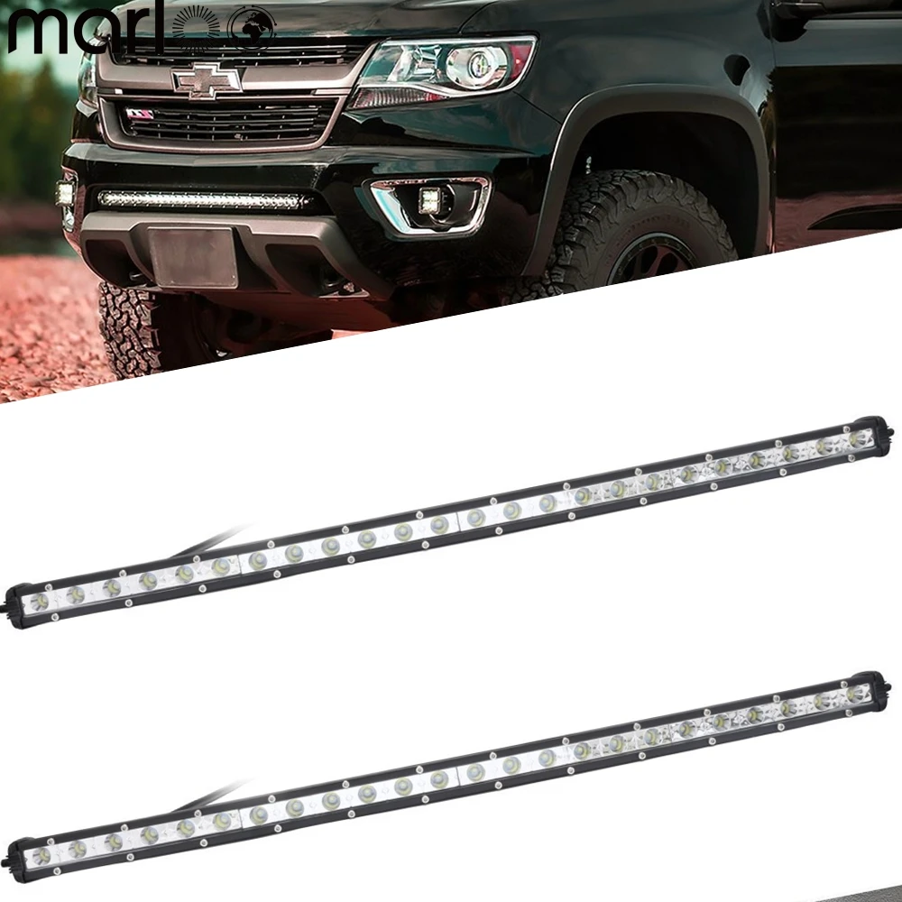 

2pcs 26" 72W Light Work LED Bar Driving Fog Lamp Offroad SUV 4WD Car Boat LED Work Light For Toyota Motorcycle Tractor