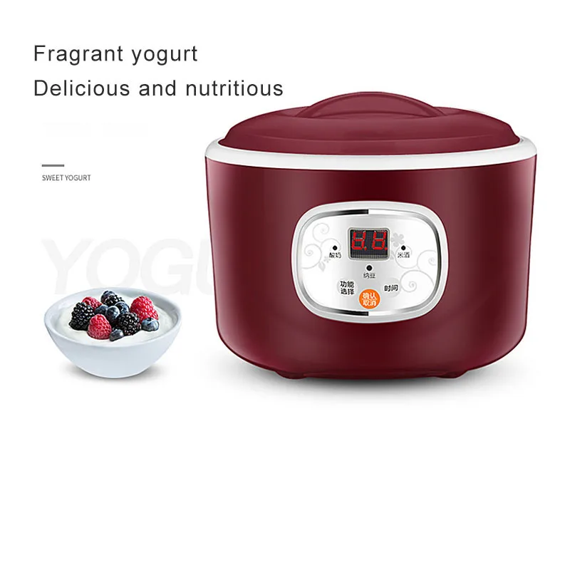 Yogurt Maker 1L Automatic Yogurt Machine Household DIY Yogurt Tools Rice Wine Natto Maker Stainless steel Liner 220V