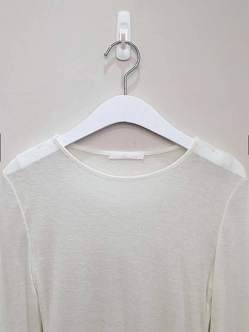Shintimes Sexy Shirt Frauen T-Shirt Langarm Koreanischen Stil Dünne Grundlegende Elastizität T-shirt Top Frauen Kleidung T Shirt Femme – Detail 17