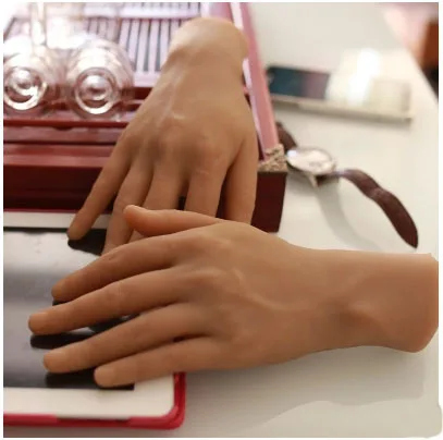 

Free Shipping!New Lifelike Realistic Silicone Mannequin Hand Model Hand Display for Glove realistic silicone Jewelry Visualizers